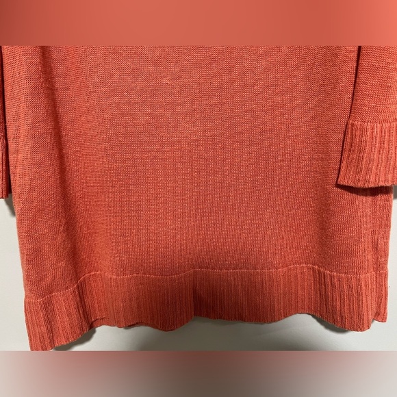 Eileen Fisher Organic Linen Oversized Crew Neck Tunic Sweater Size XS - Picture 7 of 10